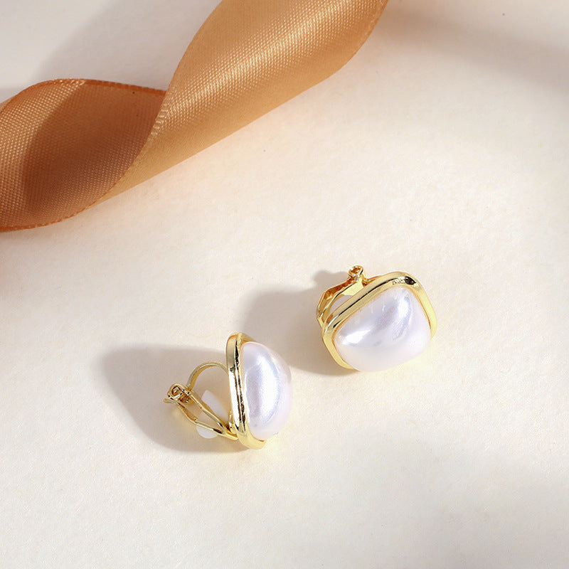Pearl Ear Clips
