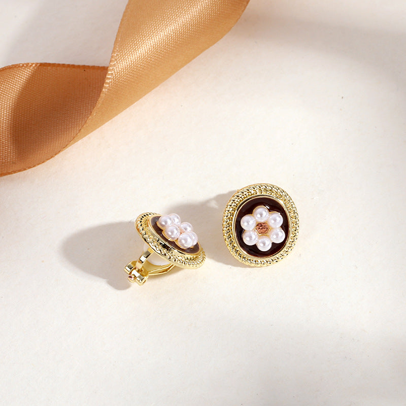 Pearl Ear Clips