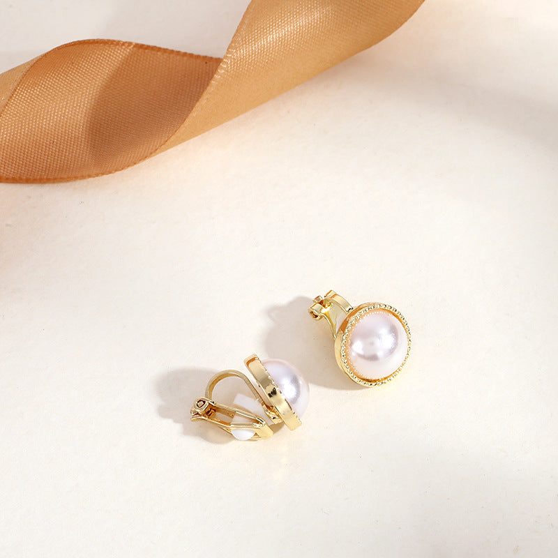 Pearl Ear Clips