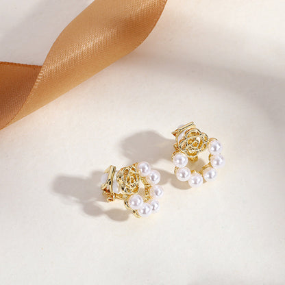 Pearl Ear Clips