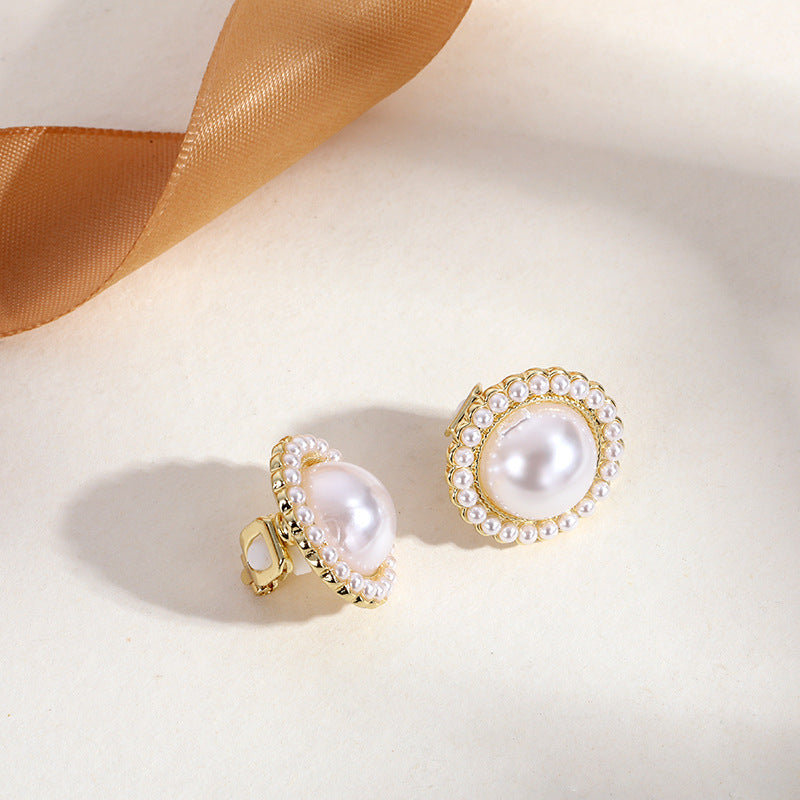 Pearl Ear Clips