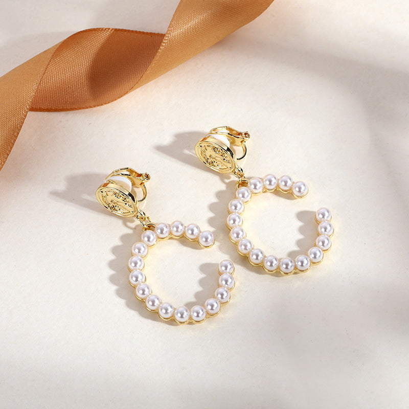 Pearl Ear Clips