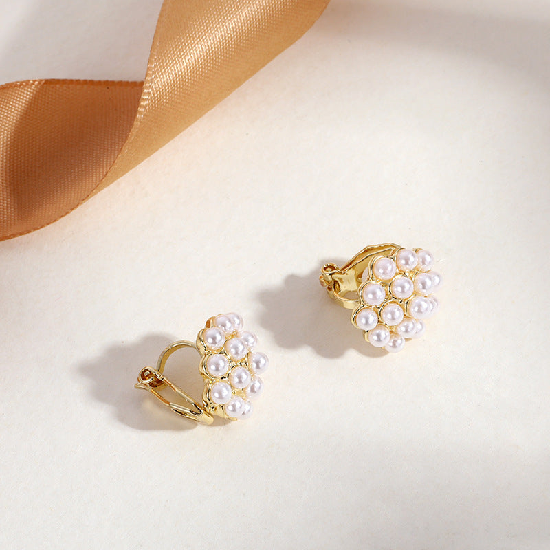 Pearl Ear Clips
