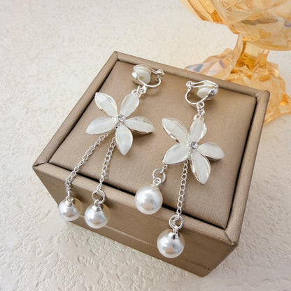 Pearl Ear Clips