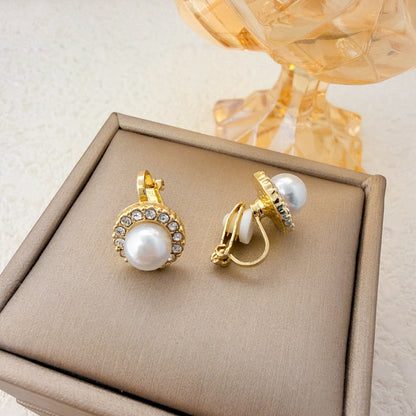 Pearl Ear Clips