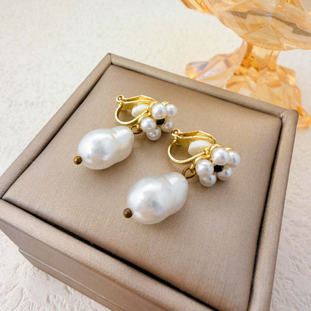Pearl Ear Clips