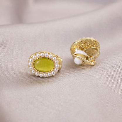 Pearl Ear Clips