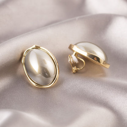 Pearl Ear Clips