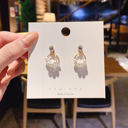 pearl earrings