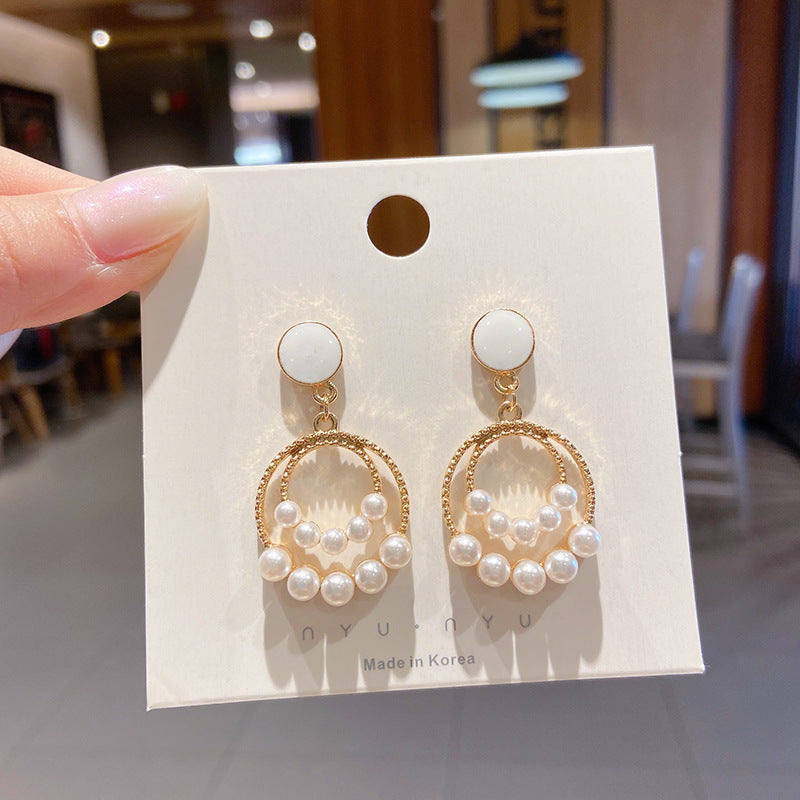 pearl earrings
