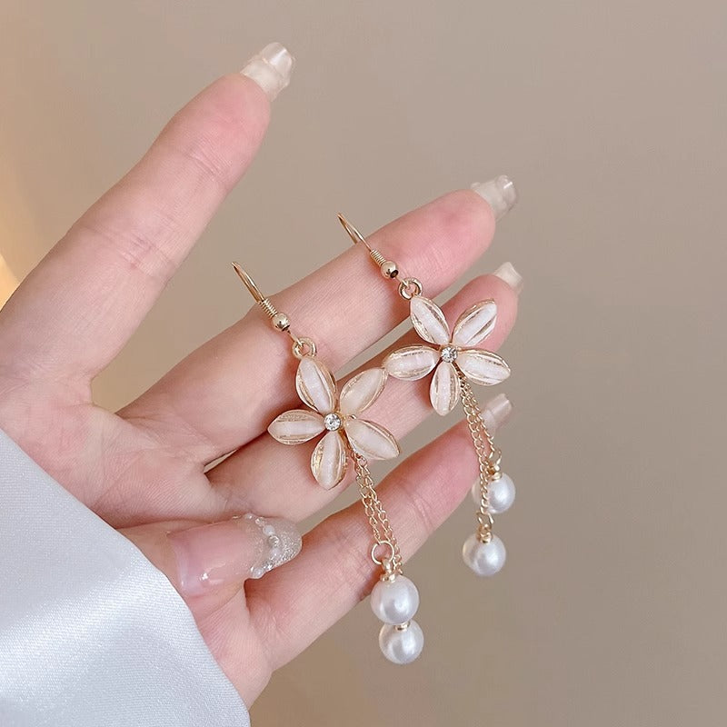pearl earrings