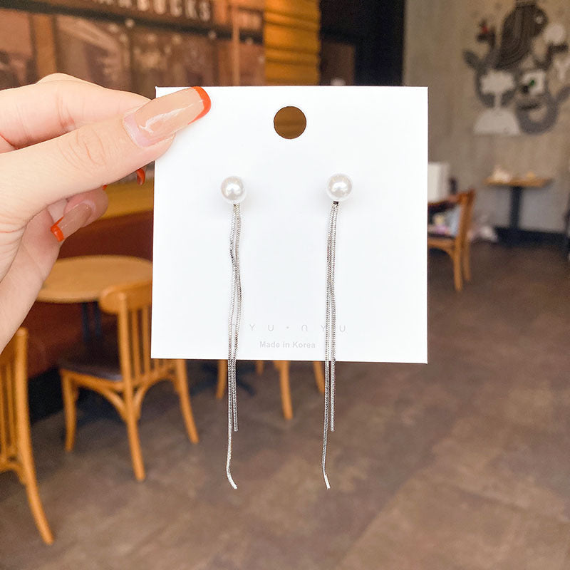 pearl earrings