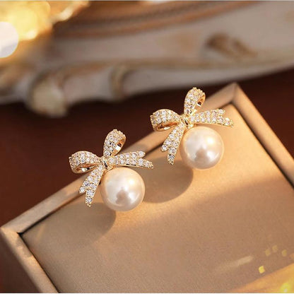 pearl earrings