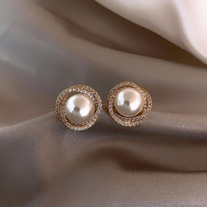 pearl earrings