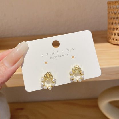 pearl earrings