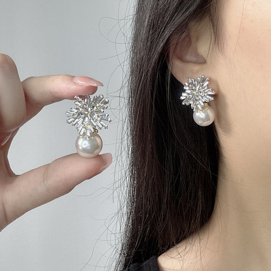 pearl earrings
