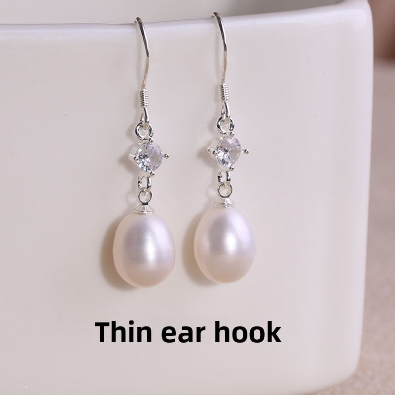 pearl earrings