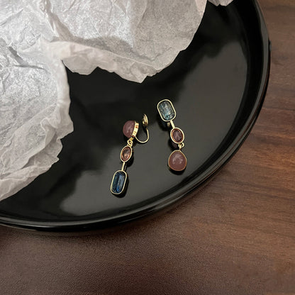 Pearl earrings without pierced ears