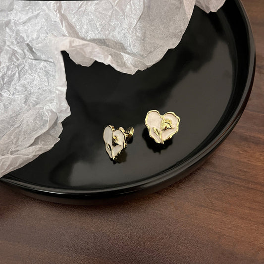 Pearl earrings without pierced ears
