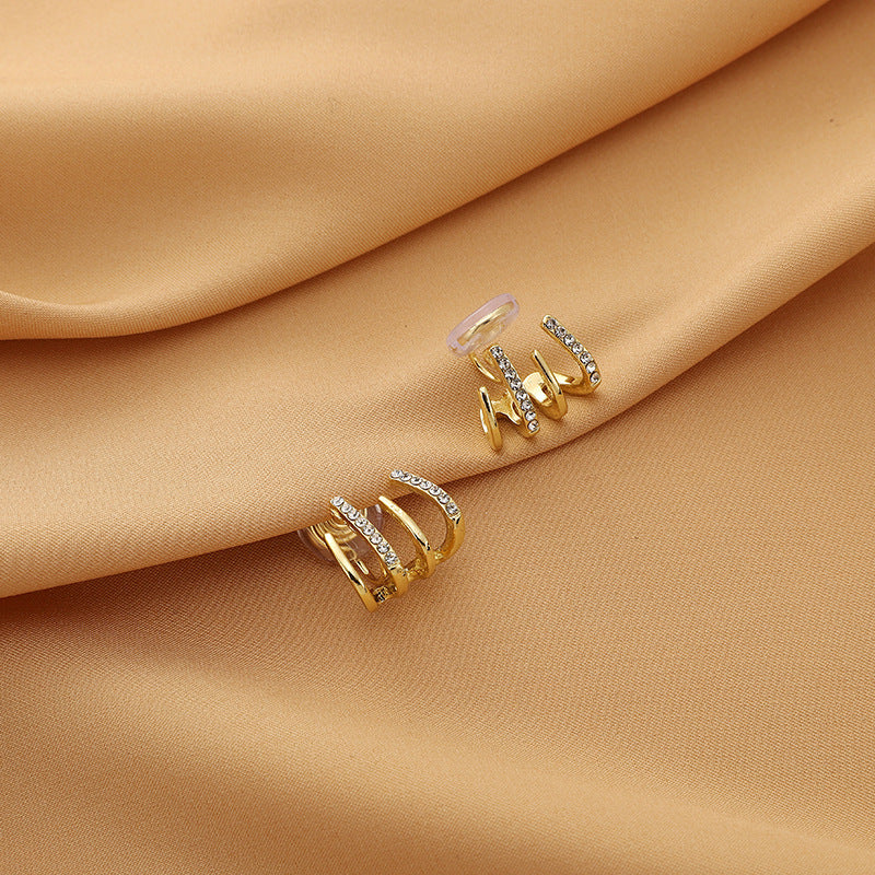 Pearl earrings without pierced ears