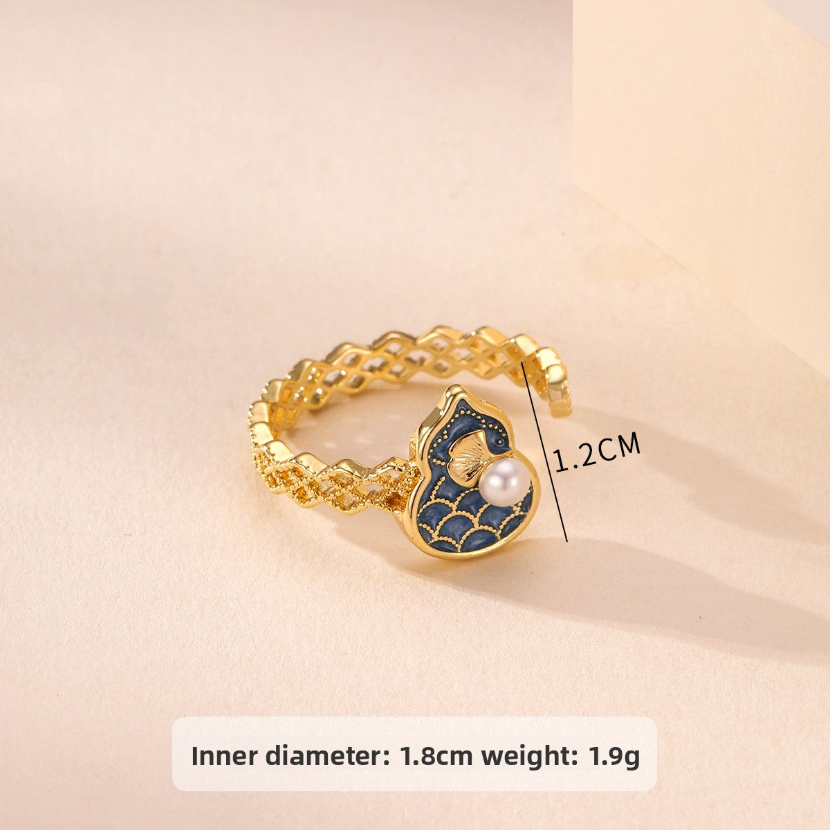 pearl flower ring
