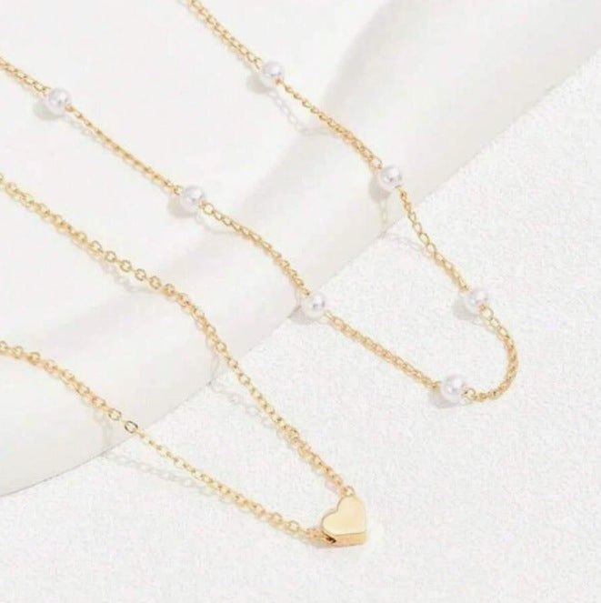 Pearl Heart Necklace