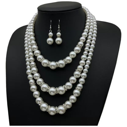 pearl necklace set