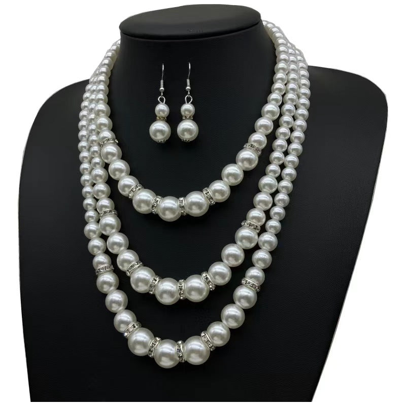 pearl necklace set