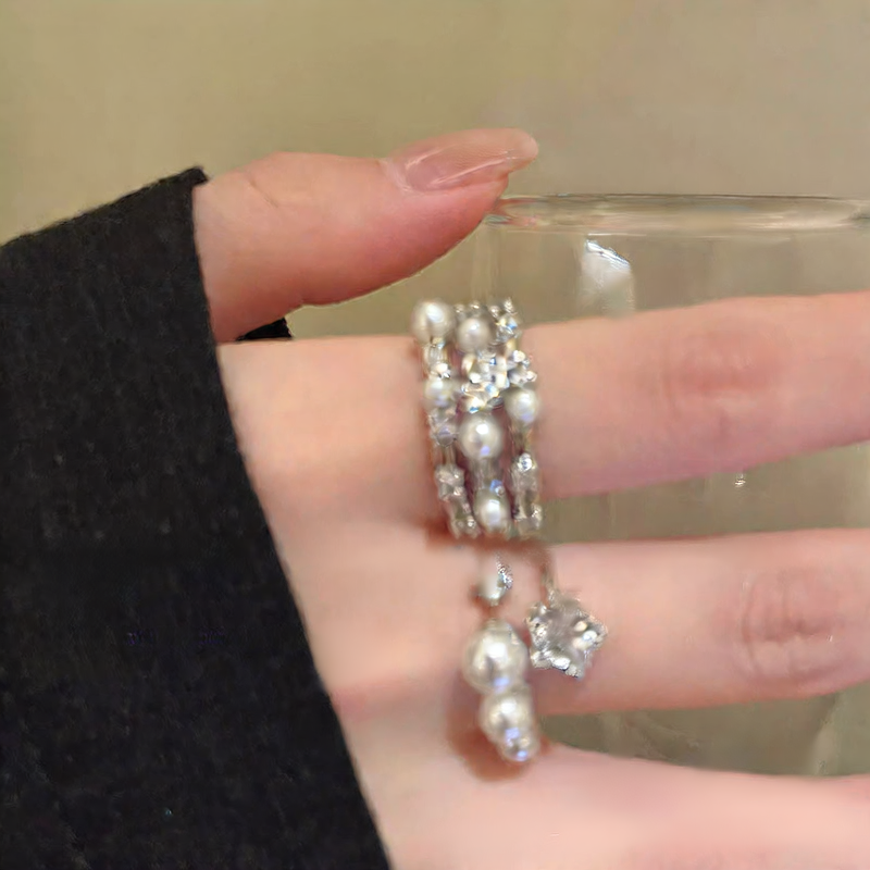 pearl open ring