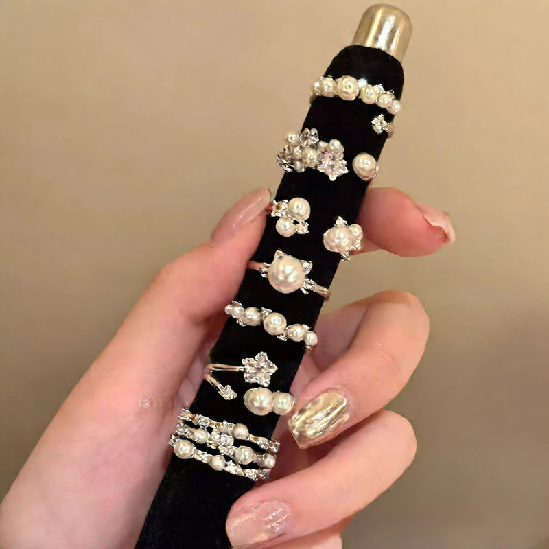 pearl open ring