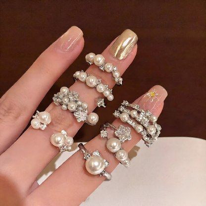 pearl open ring