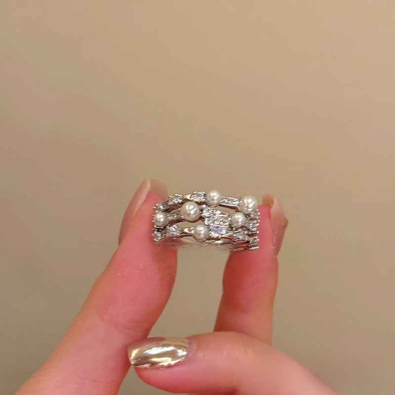 pearl open ring