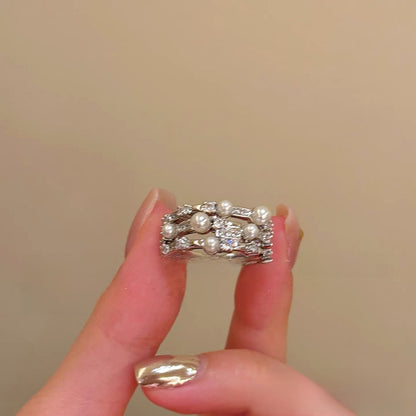 pearl open ring
