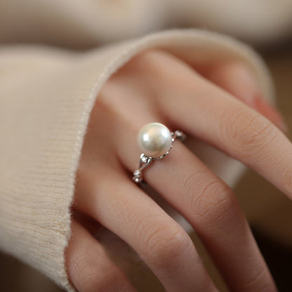Pearl Ring Silver