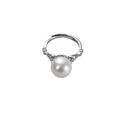 Pearl Ring Silver