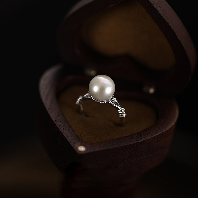Pearl Ring Silver