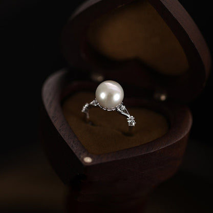 Pearl Ring Silver