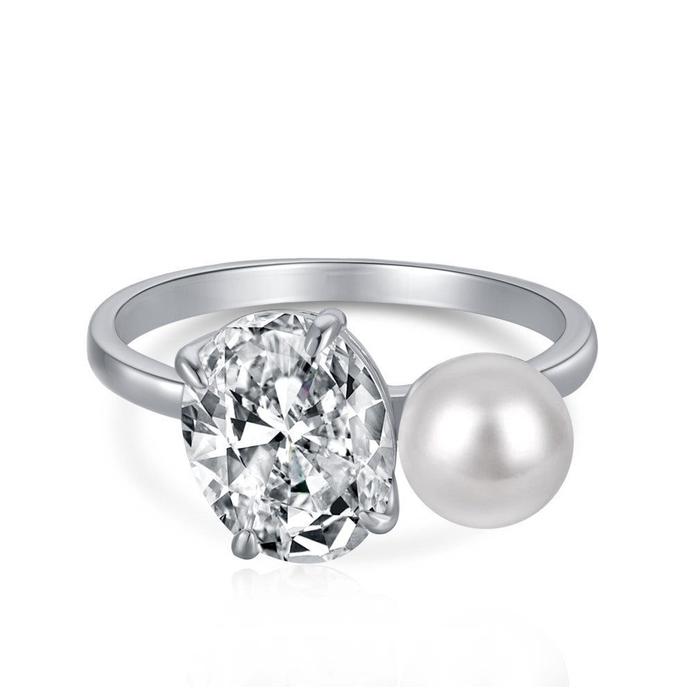 Pearl Ring Women's Gentle Elegant