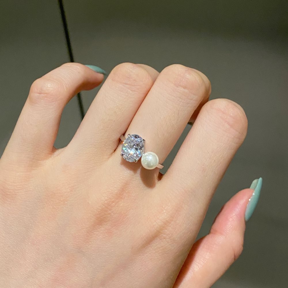 Pearl Ring Women's Gentle Elegant