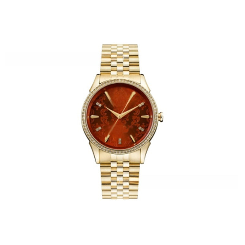 Pearl-set diamond style Saturn watch