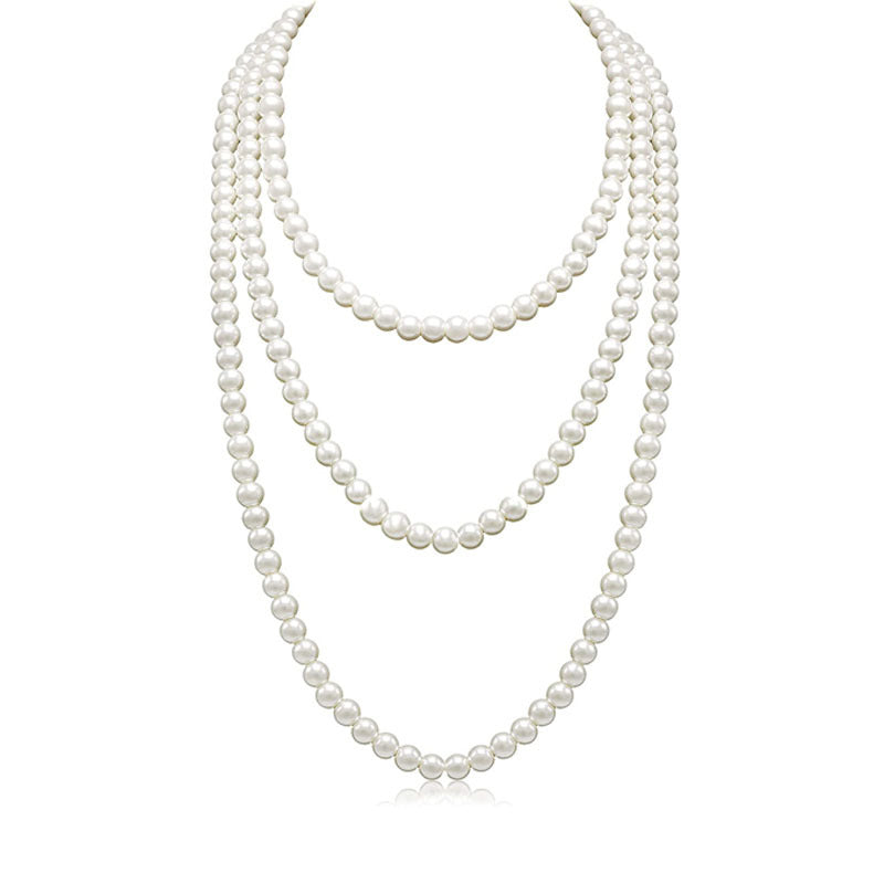 Pearl-Style Necklace for Formal Dresses