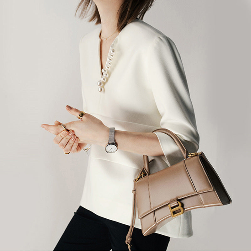 Pearl V-Neck Loose Top