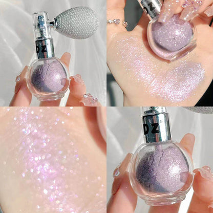 Pearlescent Body Hair Glitter Spray