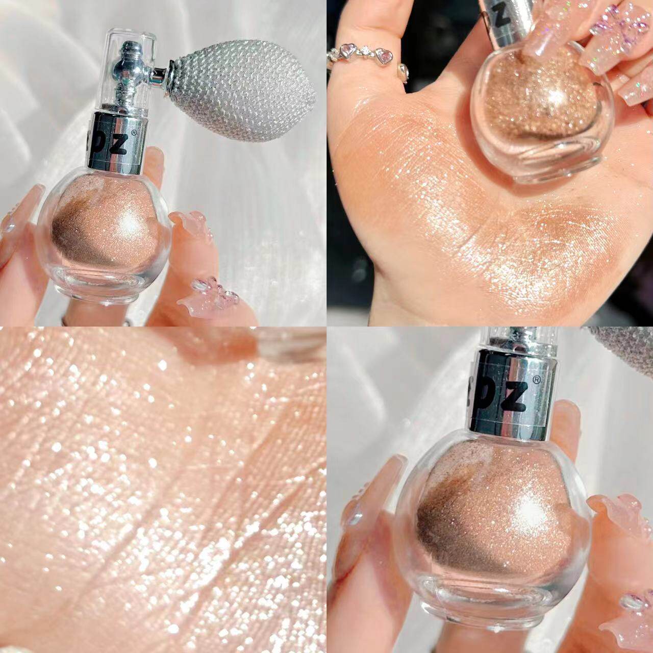 Pearlescent Body Hair Glitter Spray