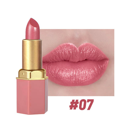 Pearlescent diamond lip gloss