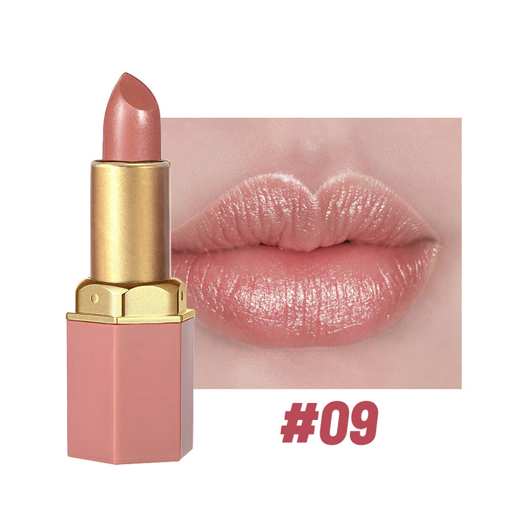 Pearlescent diamond lip gloss