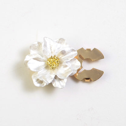 Pearlescent Floral Button Cover