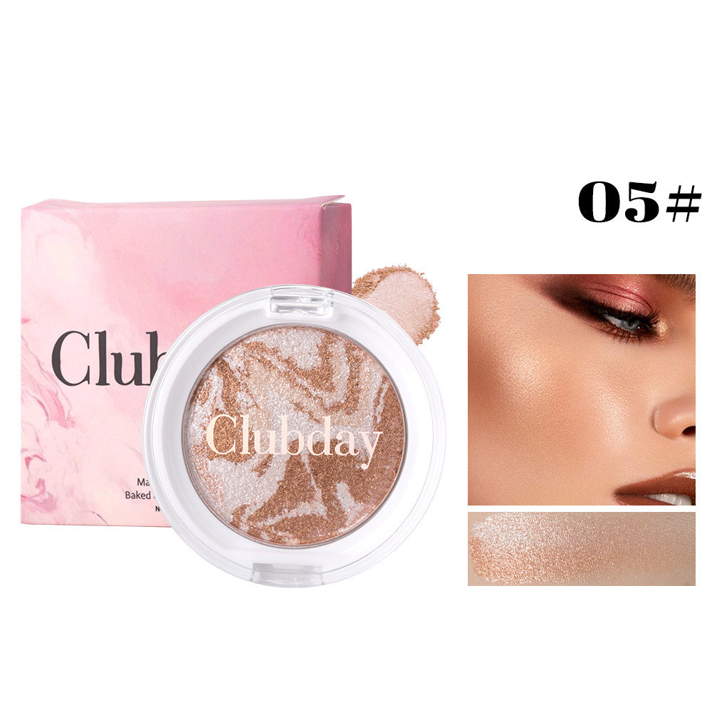 Pearlescent Marble Blush Compact