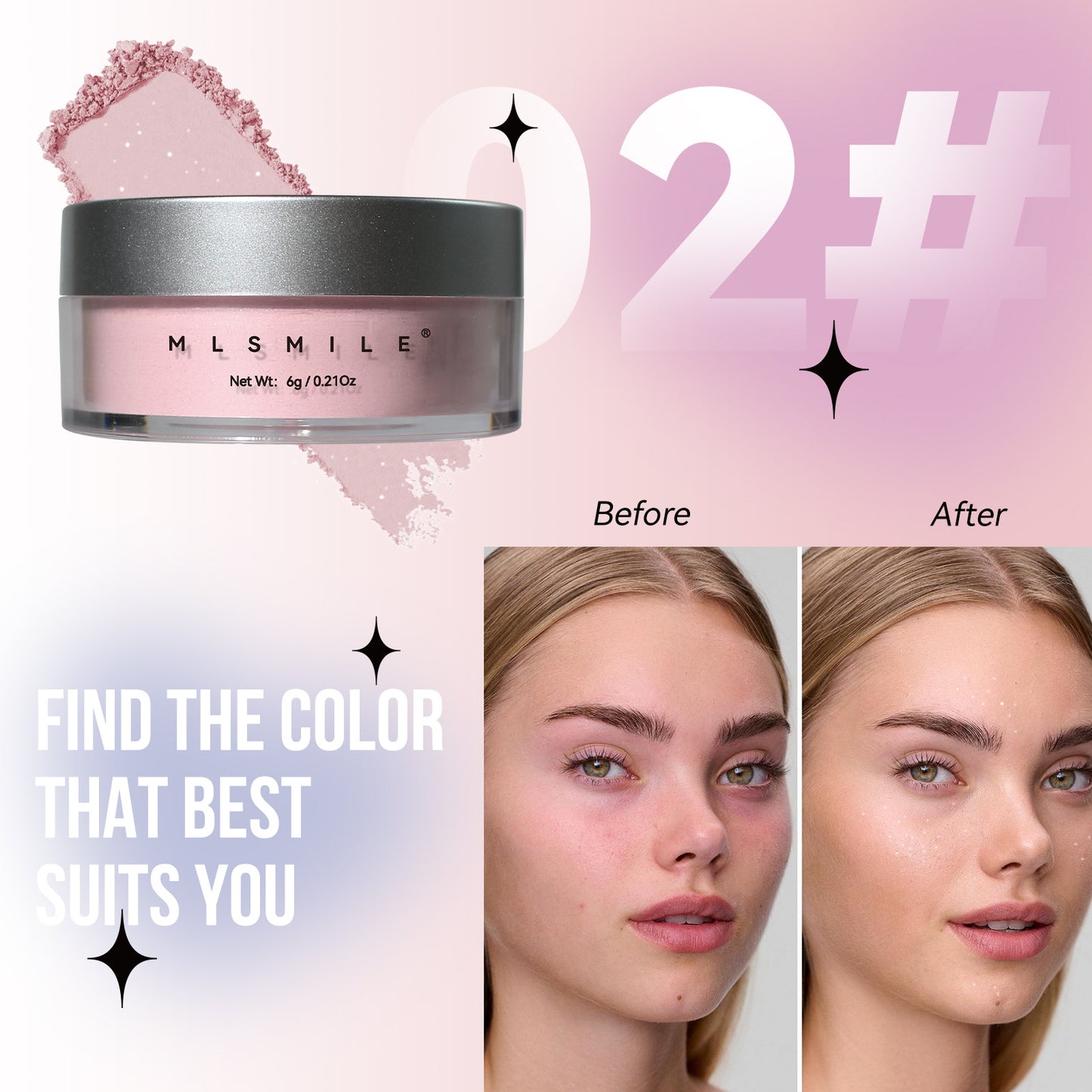 Pearlescent & Matte Loose Powder