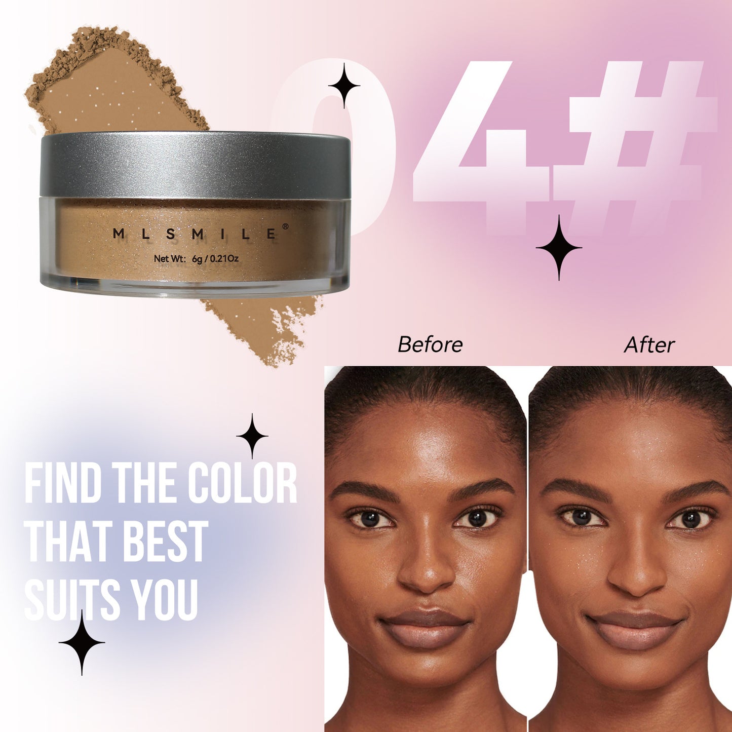 Pearlescent & Matte Loose Powder